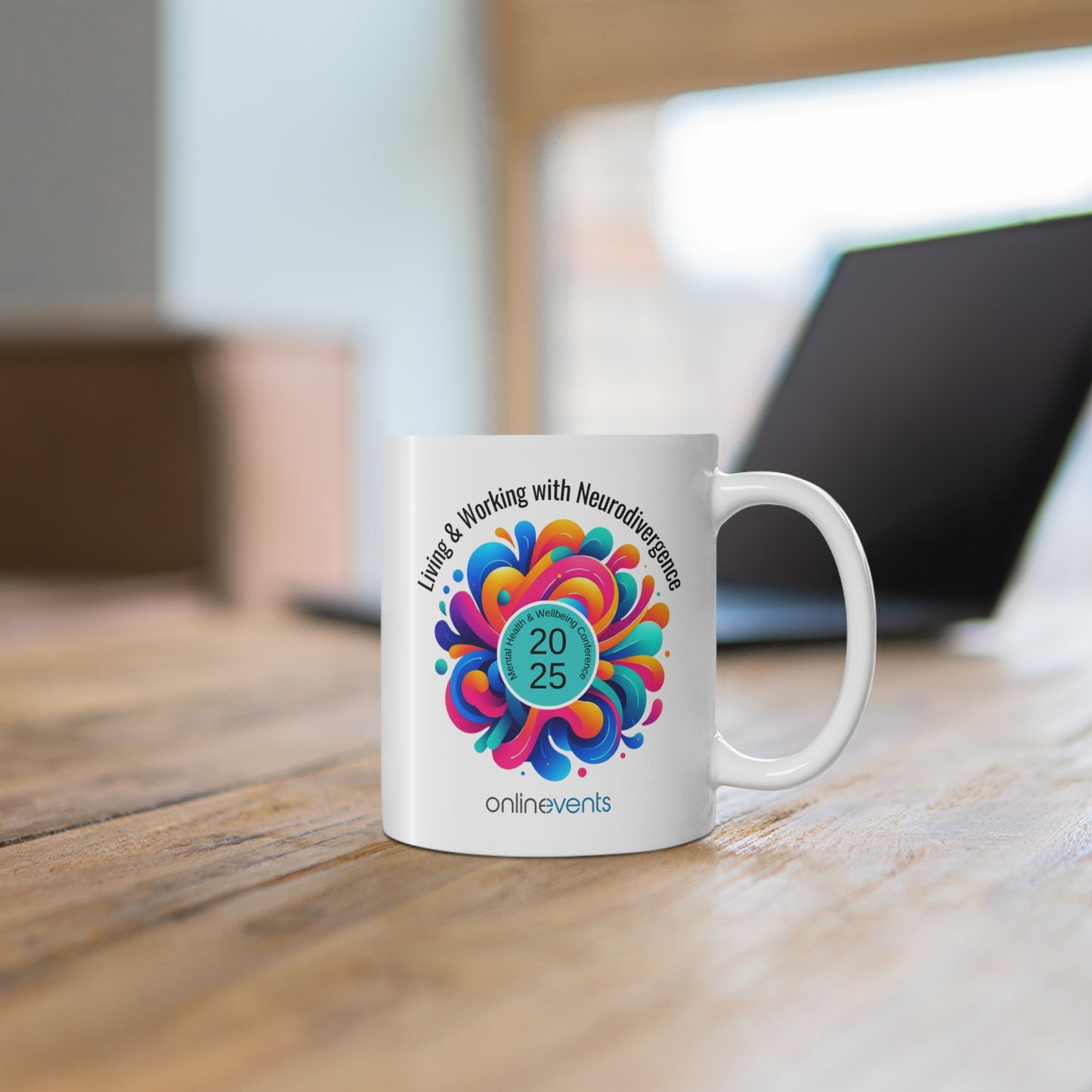 Living & Working with Neurodivergence Mug 2025