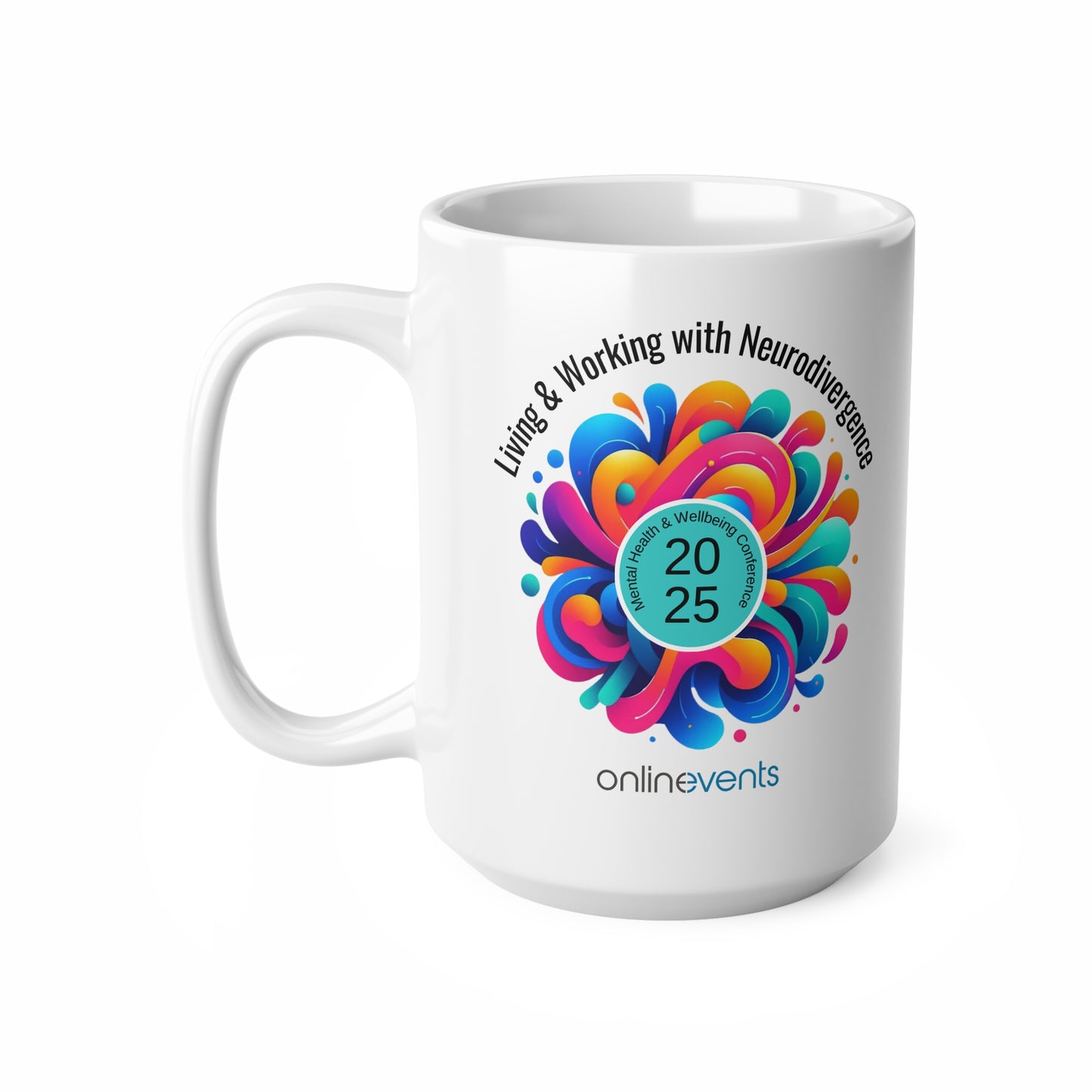 Living & Working with Neurodivergence Mug 2025
