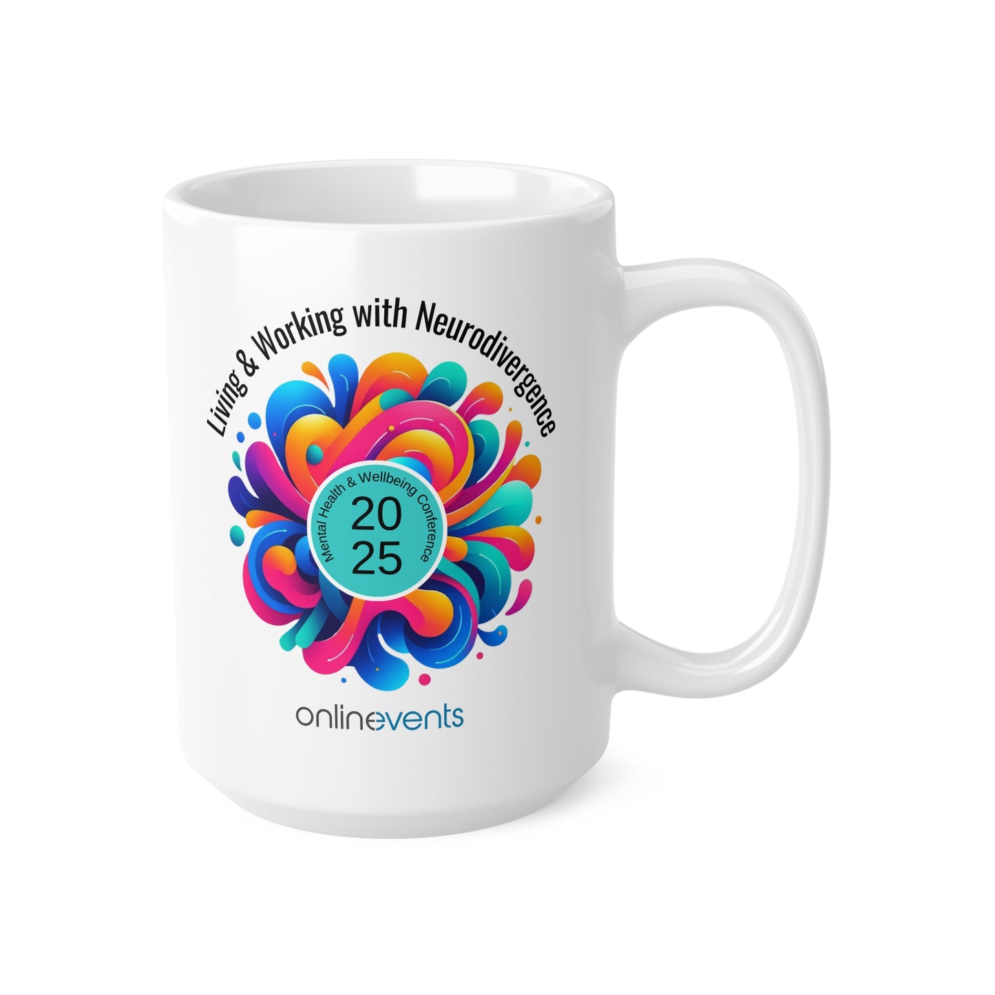 Living & Working with Neurodivergence Mug 2025