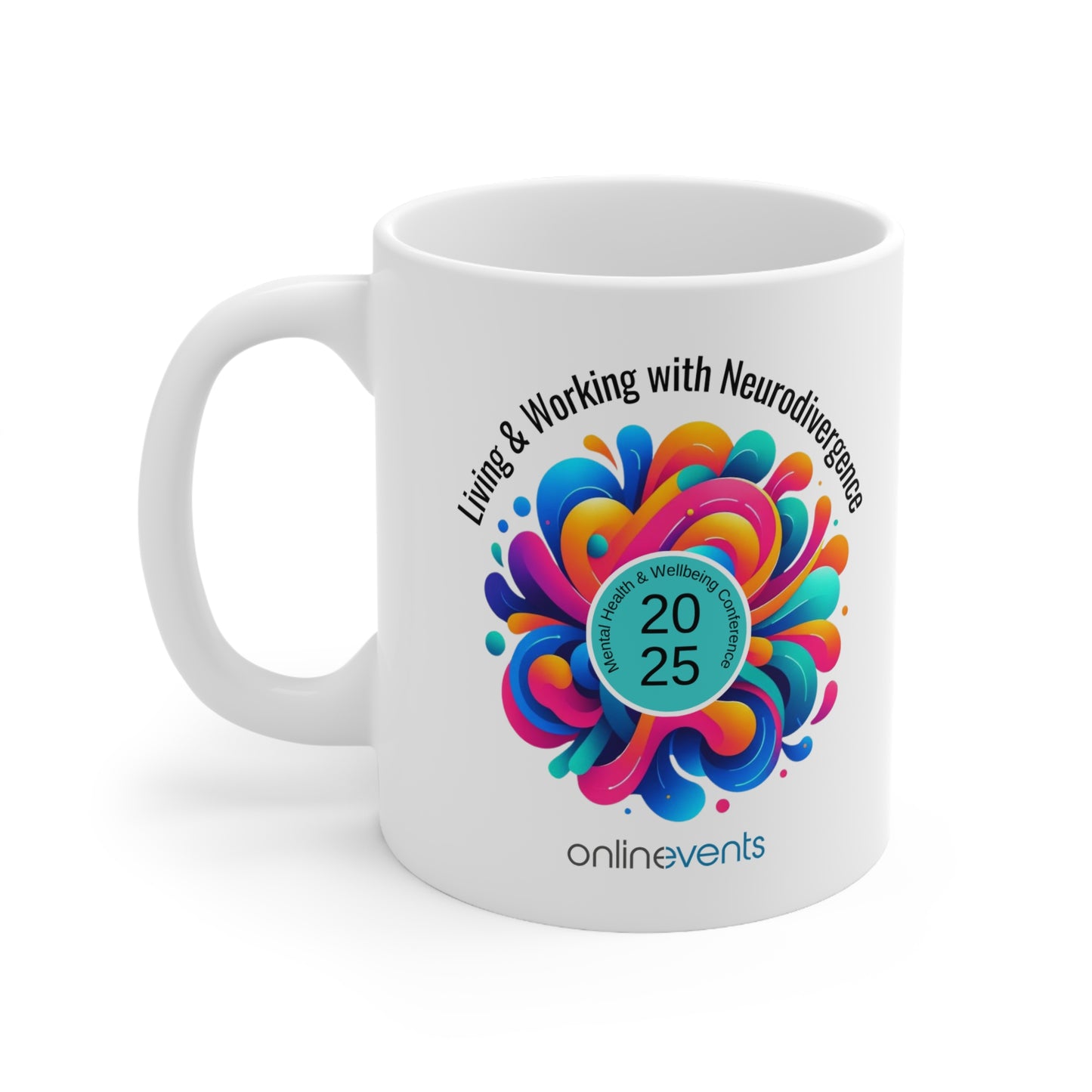 Living & Working with Neurodivergence Mug 2025