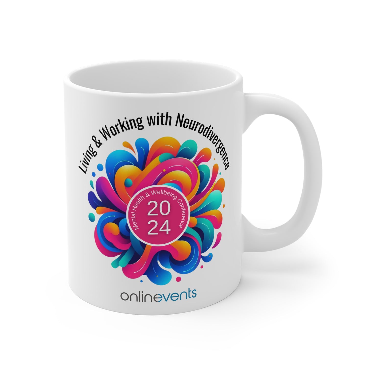 Living & Working with Neurodivergence Conference Mug - 50% off at cart