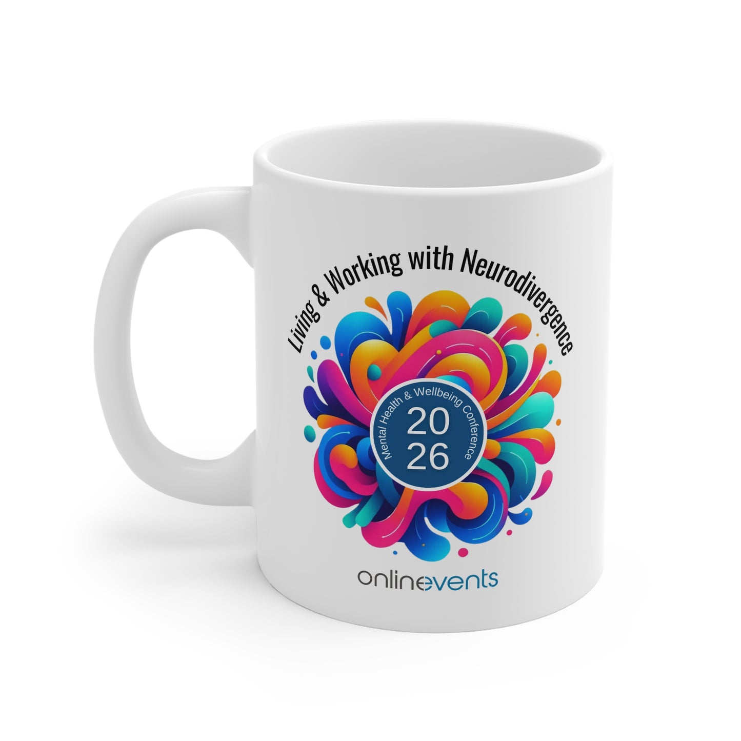 NEW Living & Working with Neurodivergence 2026 Mug – Free UK Delivery
