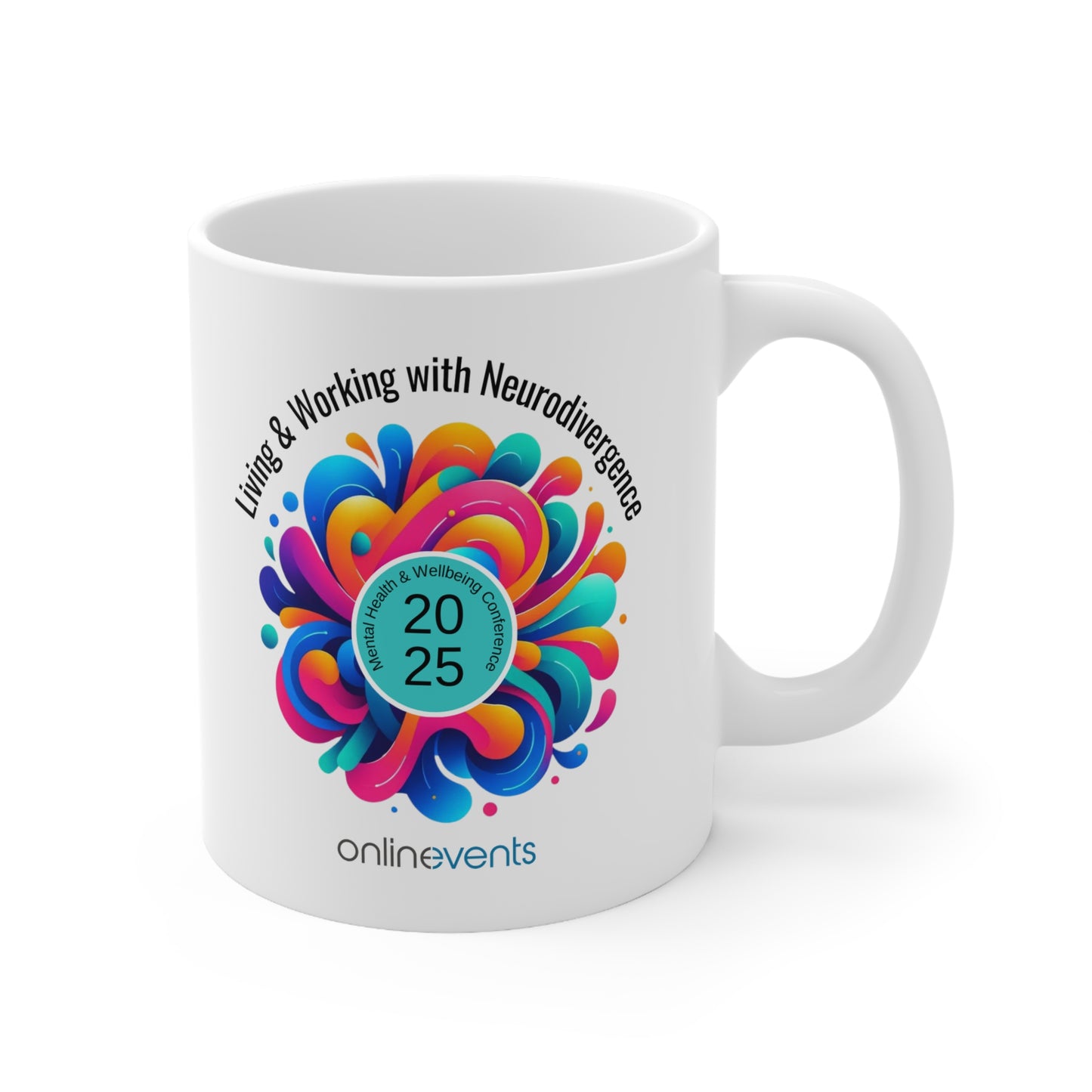 Living & Working with Neurodivergence Mug 2025