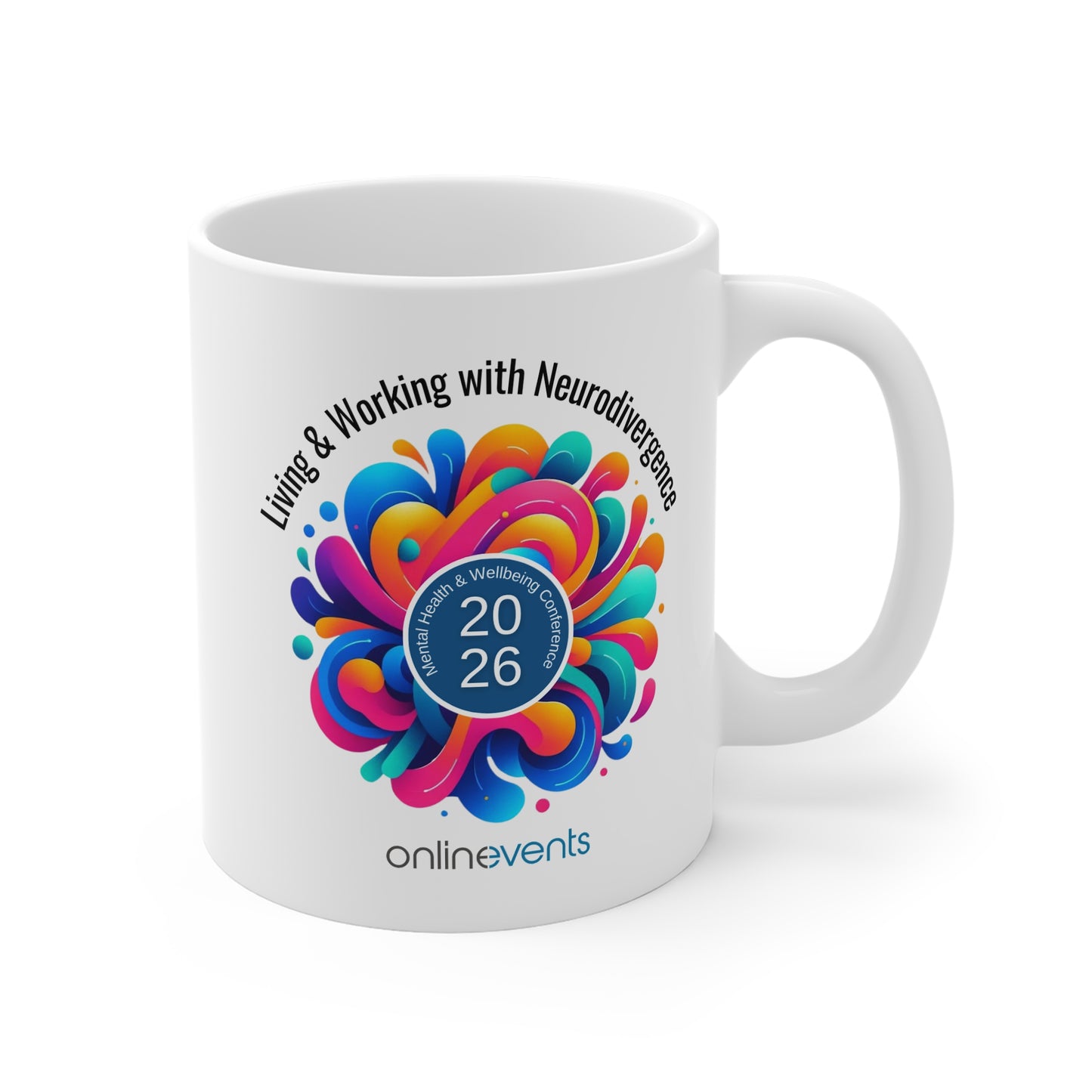 NEW Living & Working with Neurodivergence 2026 Mug – Free UK Delivery
