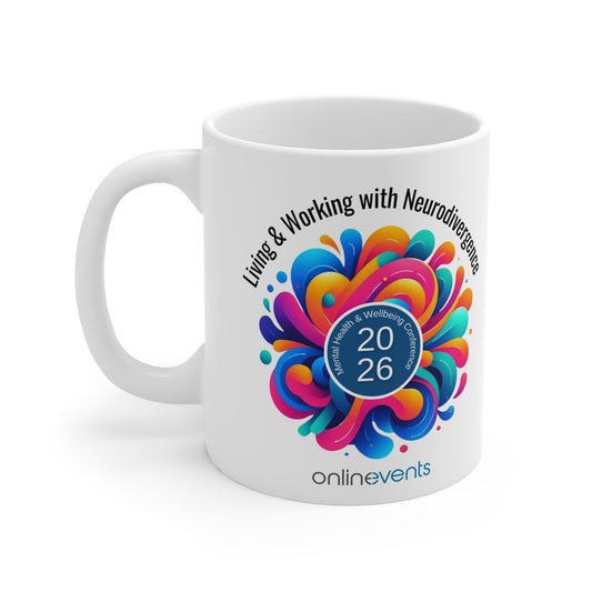 NEW Living & Working with Neurodivergence 2026 Mug – Free UK Delivery