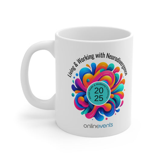 Living & Working with Neurodivergence Mug 2025