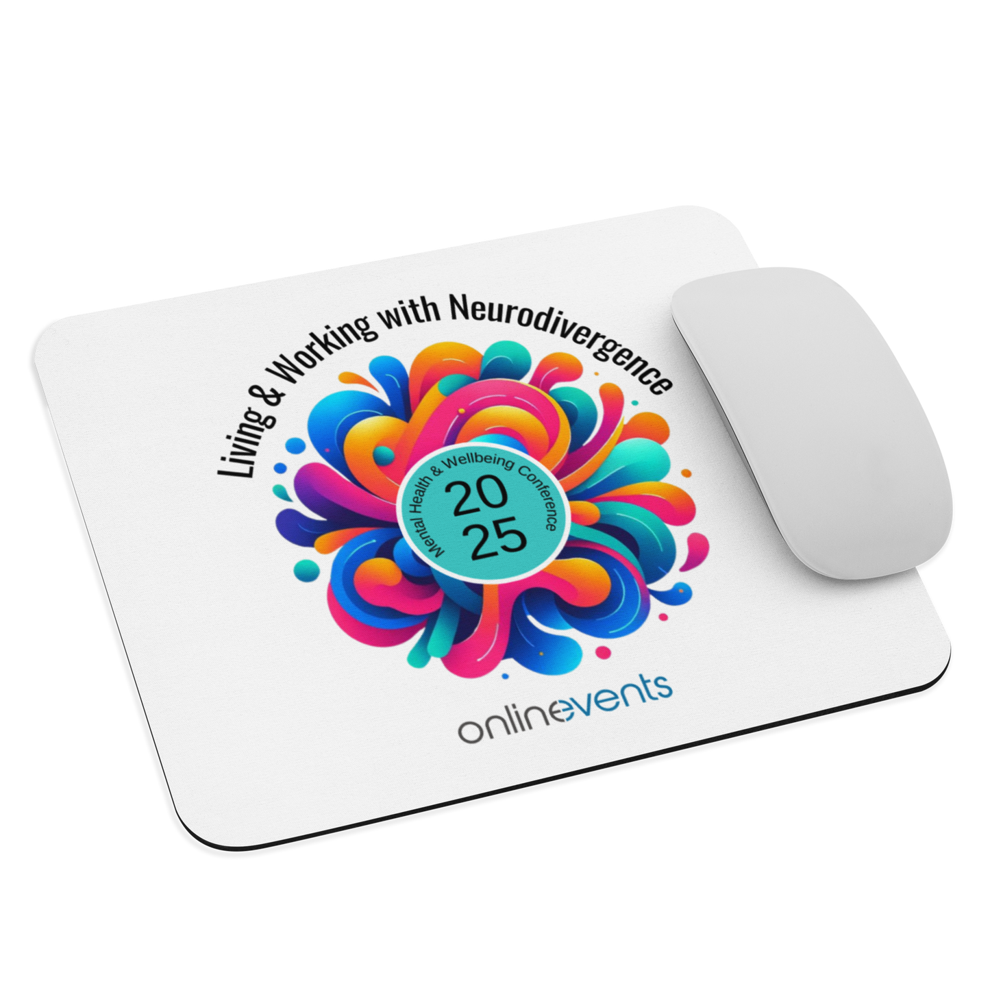 Living & Working with Neurodivergence 2025 - Mouse Mat