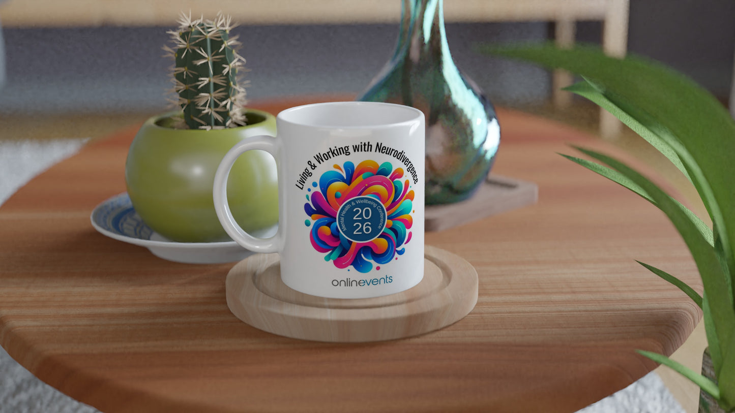 Living & Working with Neurodivergence 2026 Mug – Free UK Delivery