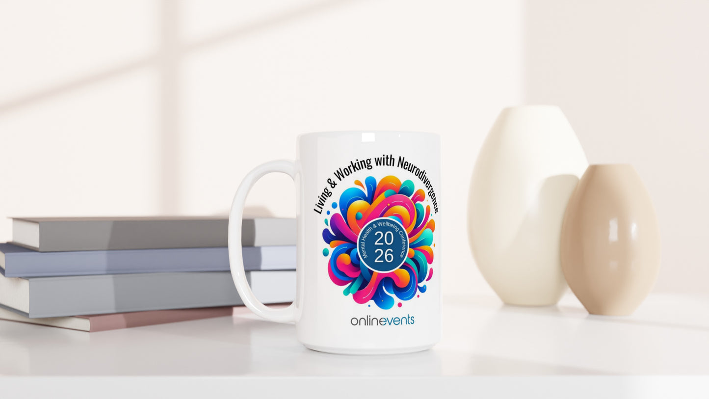 Living & Working with Neurodivergence 2026 Mug – Free UK Delivery