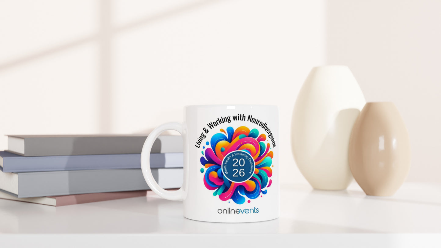 Living & Working with Neurodivergence 2026 Mug – Free UK Delivery